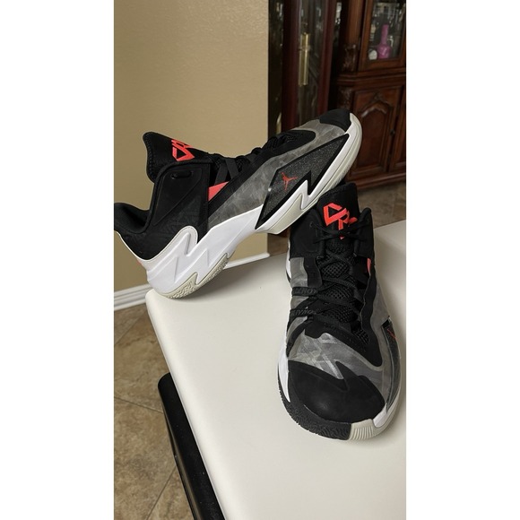 Jordan Other - Jordan One Take 3 Black Grey Fog DC7701 001 Black/Red Basketball Sneakers‎ Sz 13